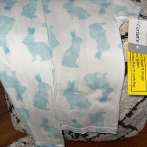 Carter’s Easter Bunny Pajama Set 🐰 Size 3T NWT Easter Spring Sleepwear Bow pjs